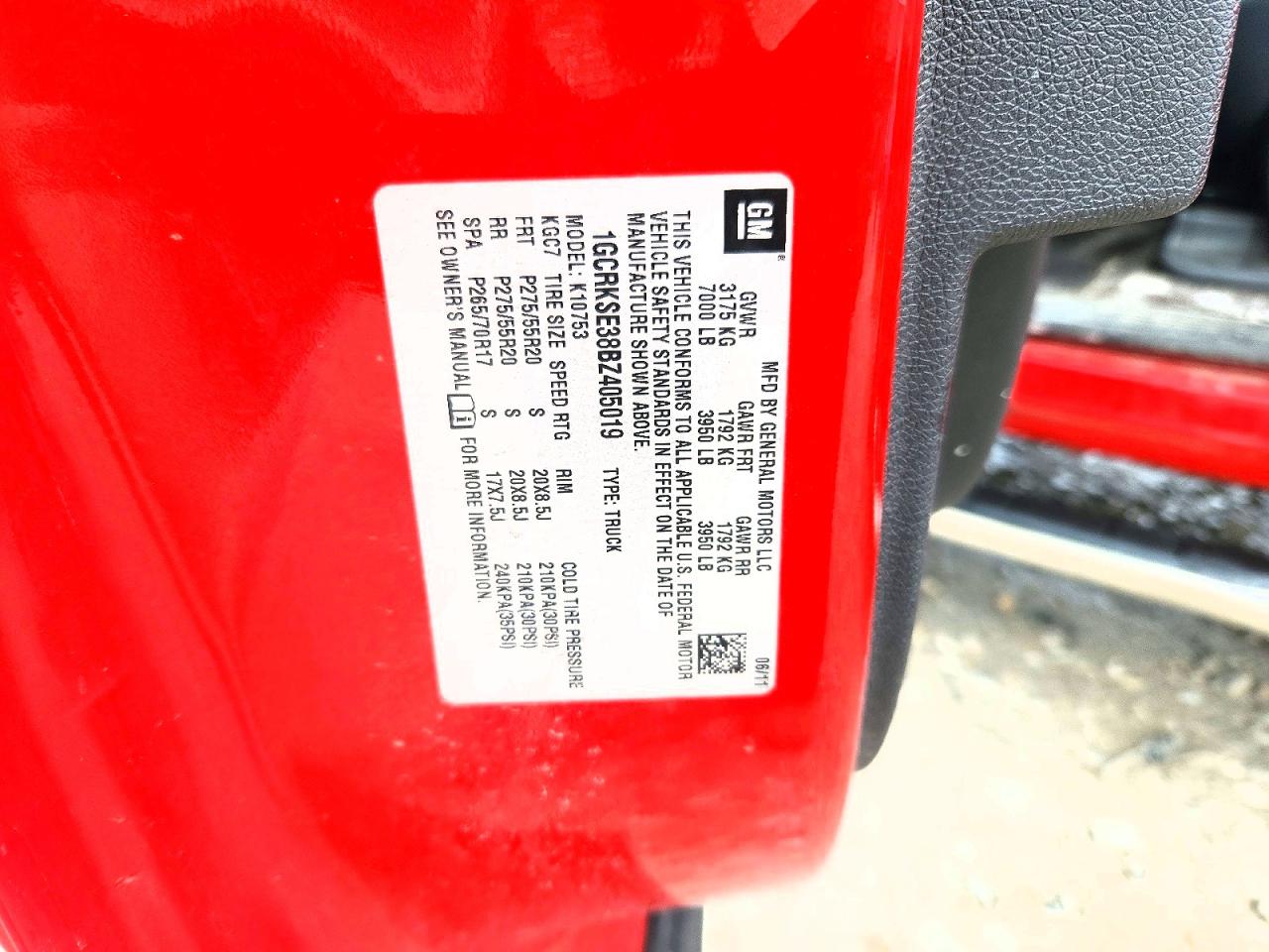 2011 CHEVROLET SILVERADO