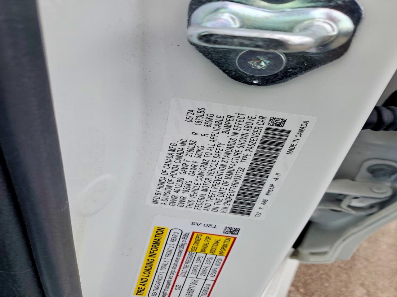 2024 HONDA CIVIC