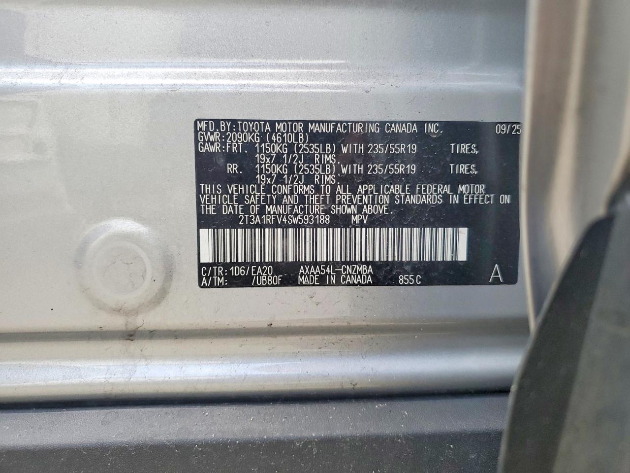 2025 TOYOTA RAV4