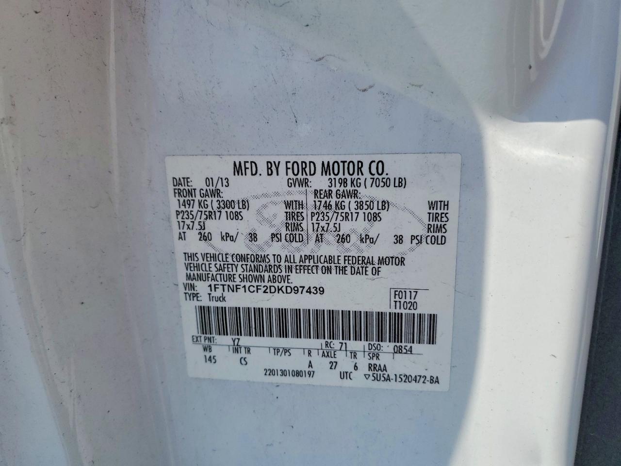 2013 FORD F150