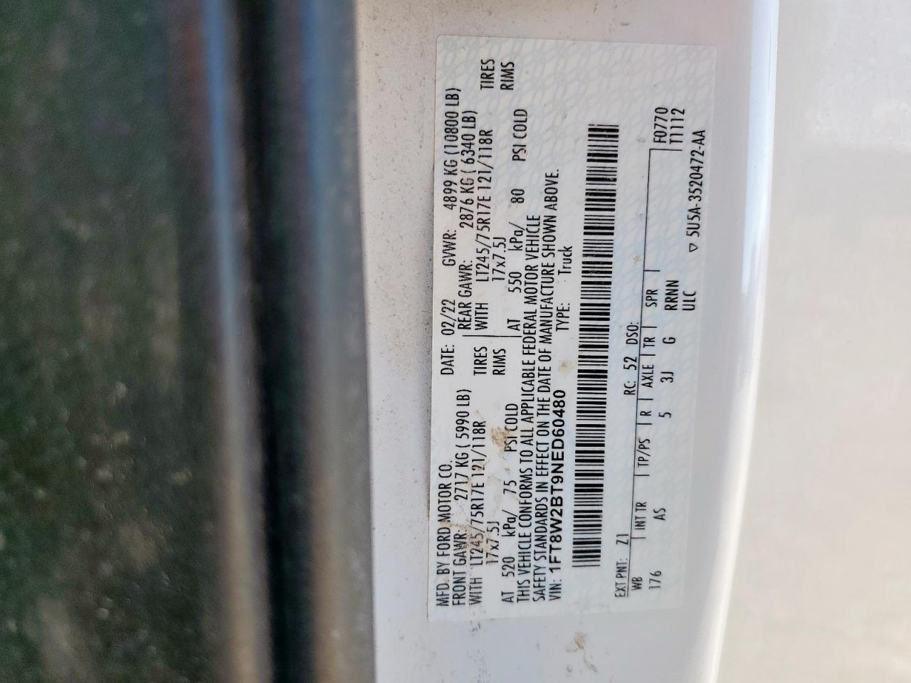 2022 FORD F250