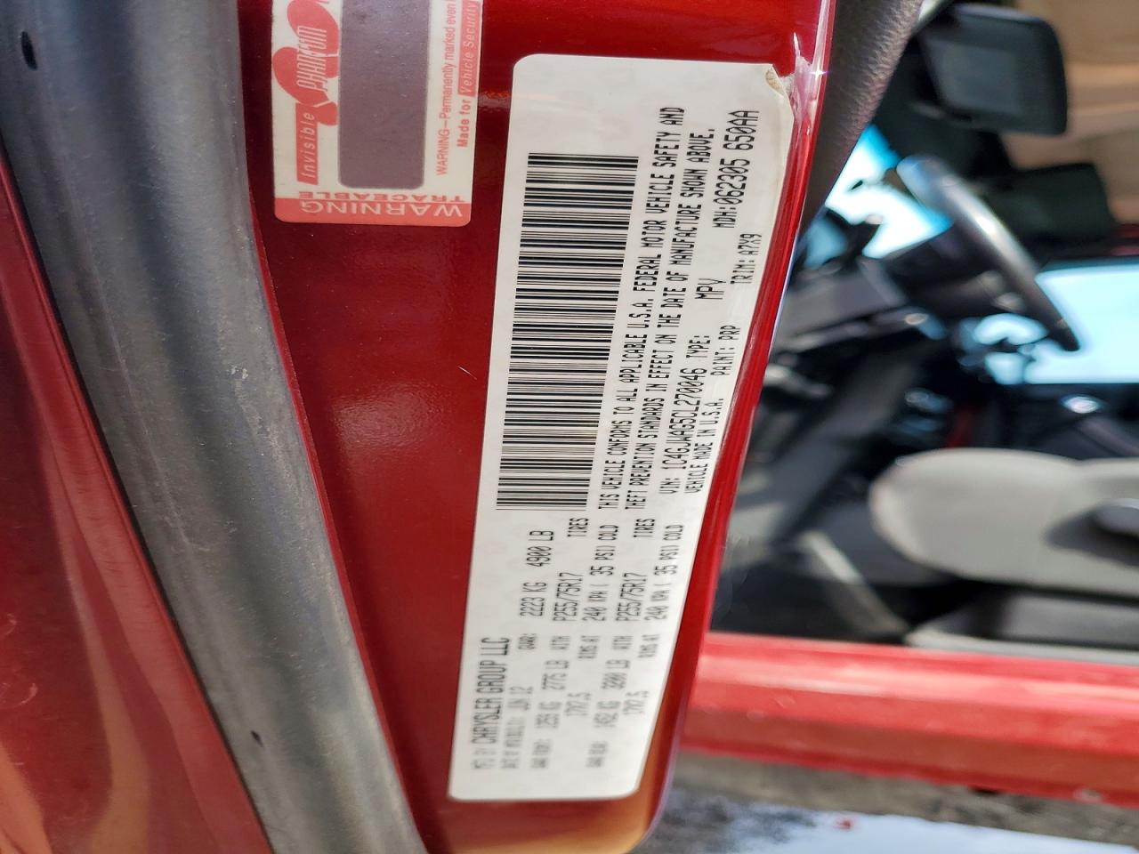 2012 JEEP WRANGLER