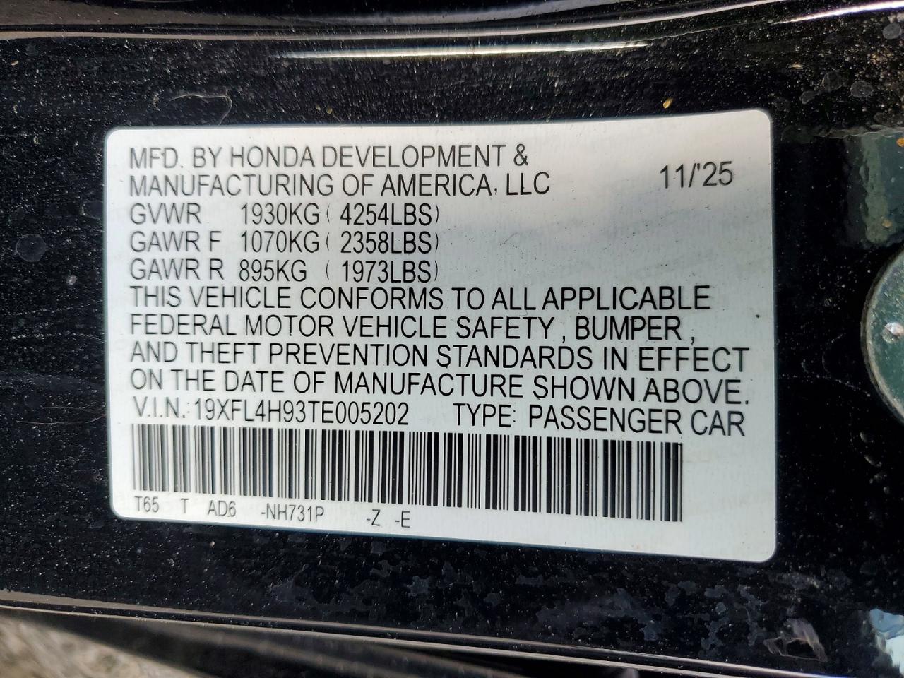 2026 HONDA CIVIC
