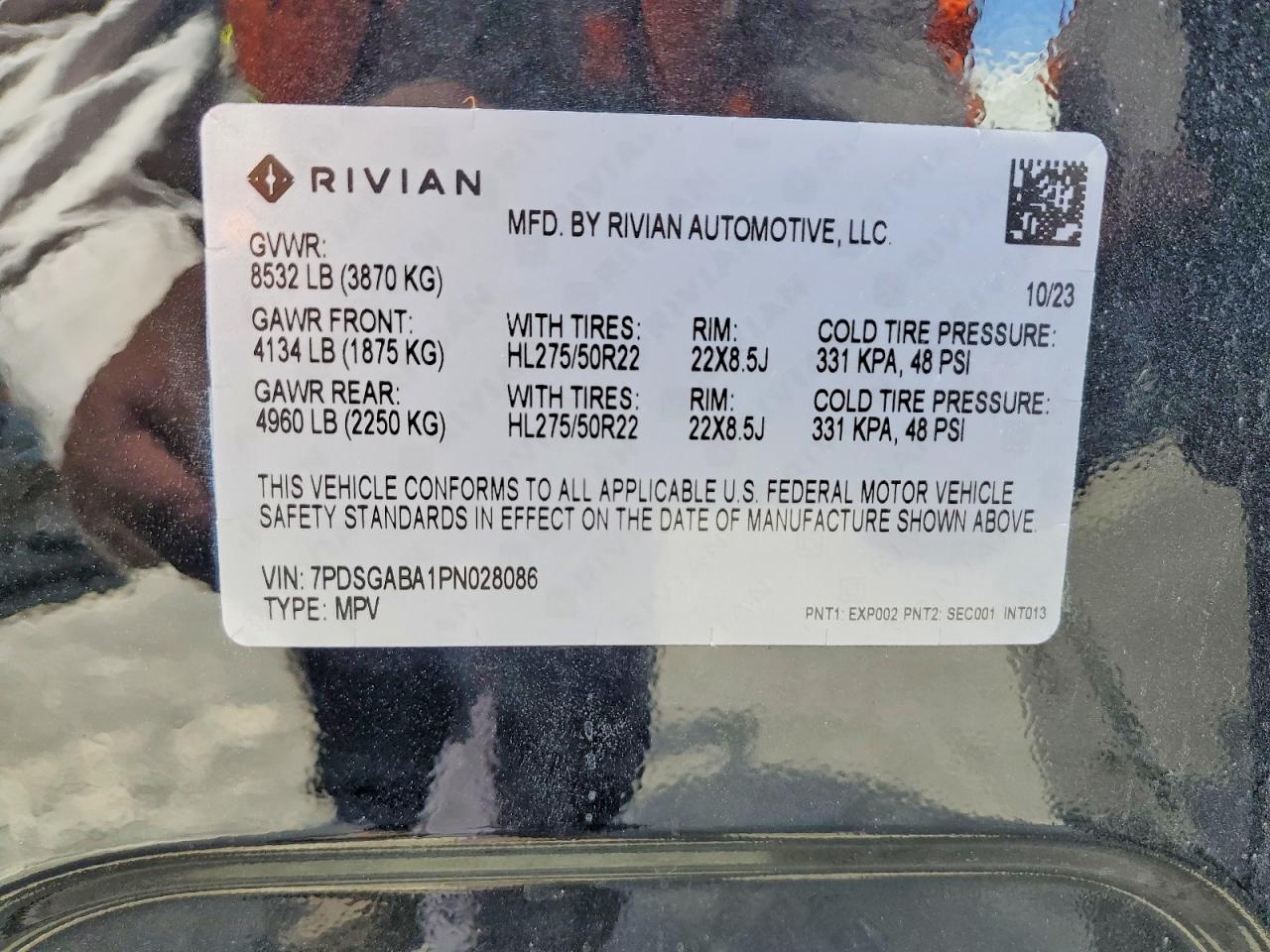 2023 RIVIAN RIS