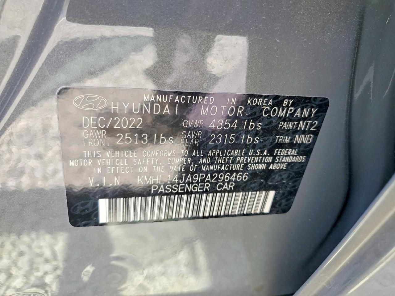 2023 HYUNDAI SONATA