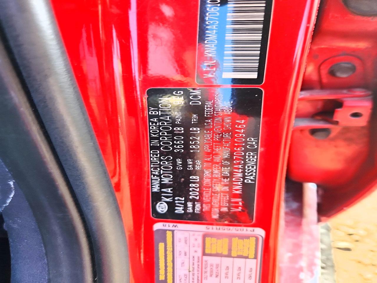 2013 KIA RIO
