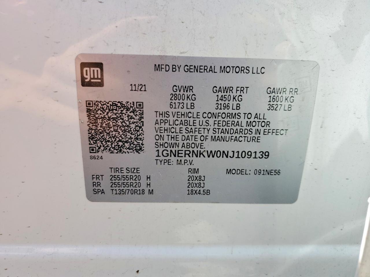 2022 CHEVROLET TRAVERSE