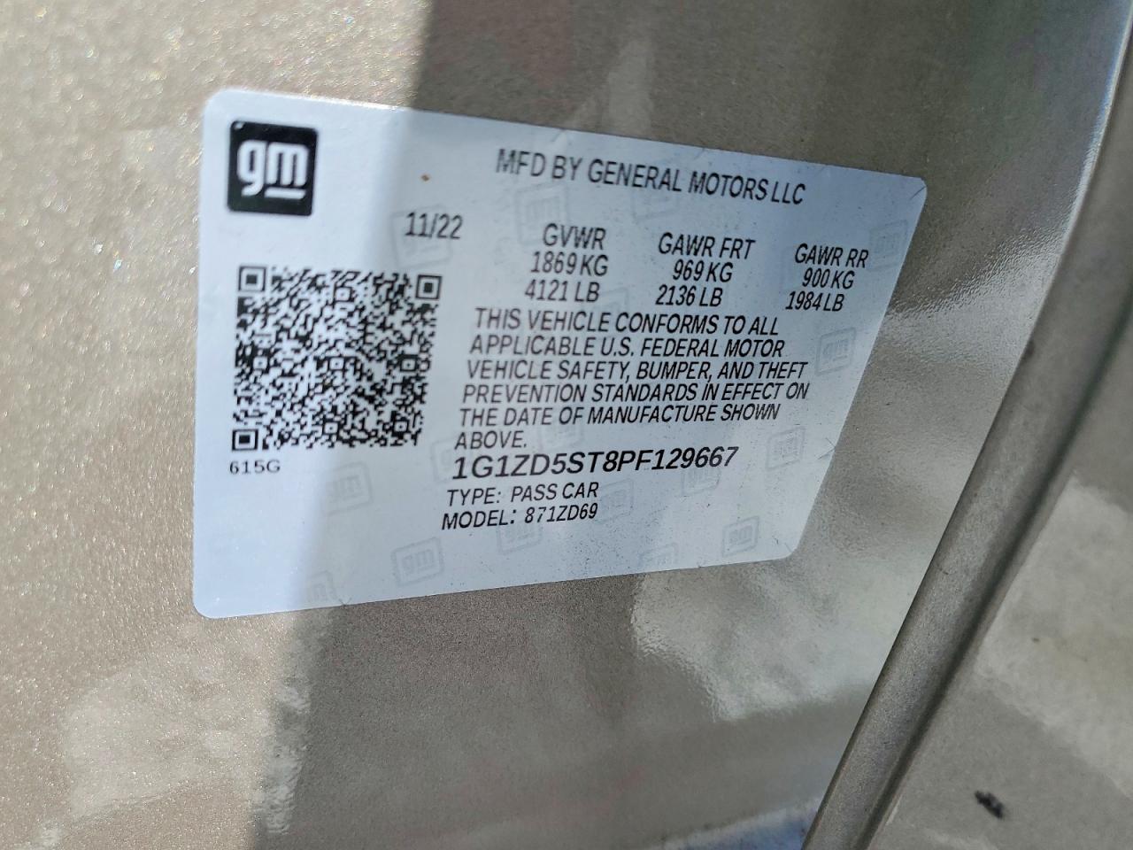 2023 CHEVROLET MALIBU
