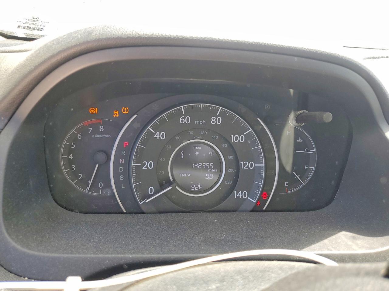 2016 HONDA CRV