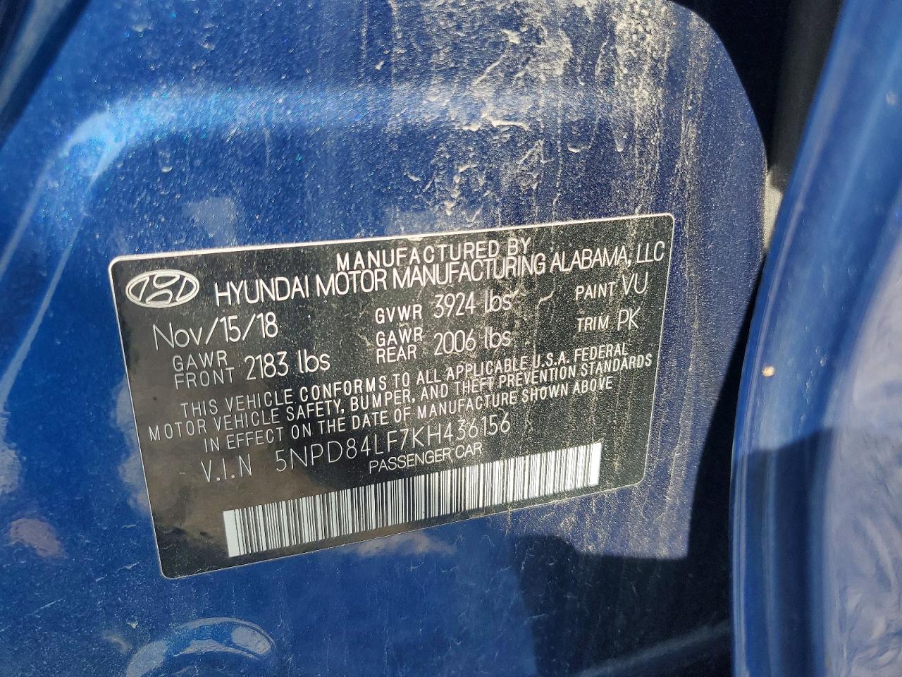 2019 HYUNDAI ELANTRA