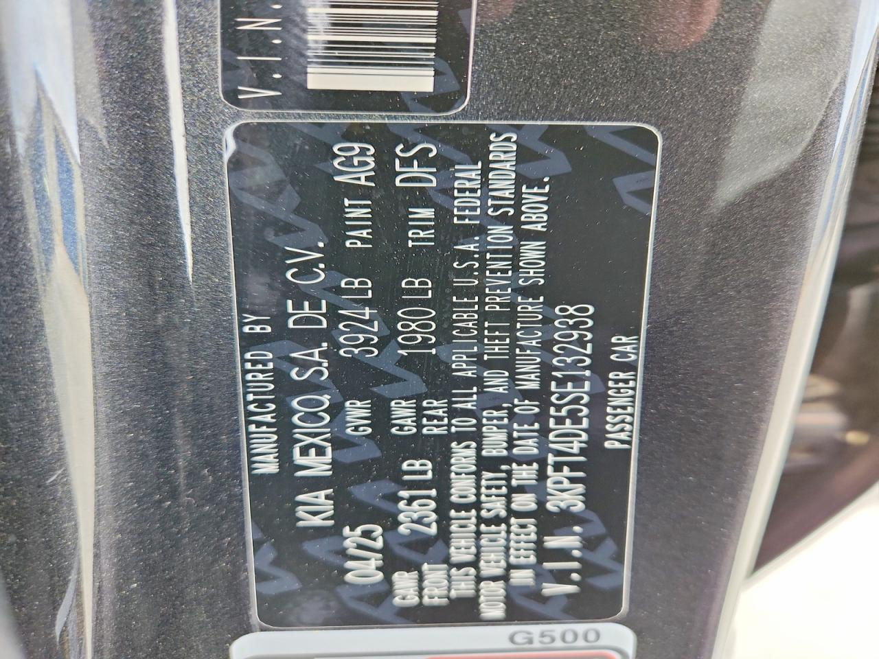 2025 KIA ALL OTHER