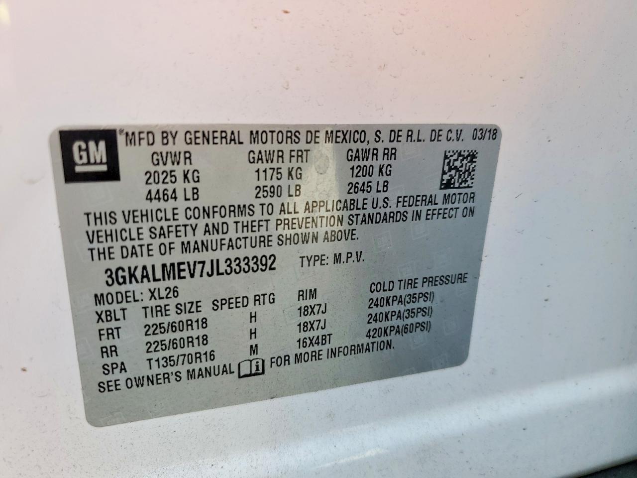 2018 GMC TERRAIN