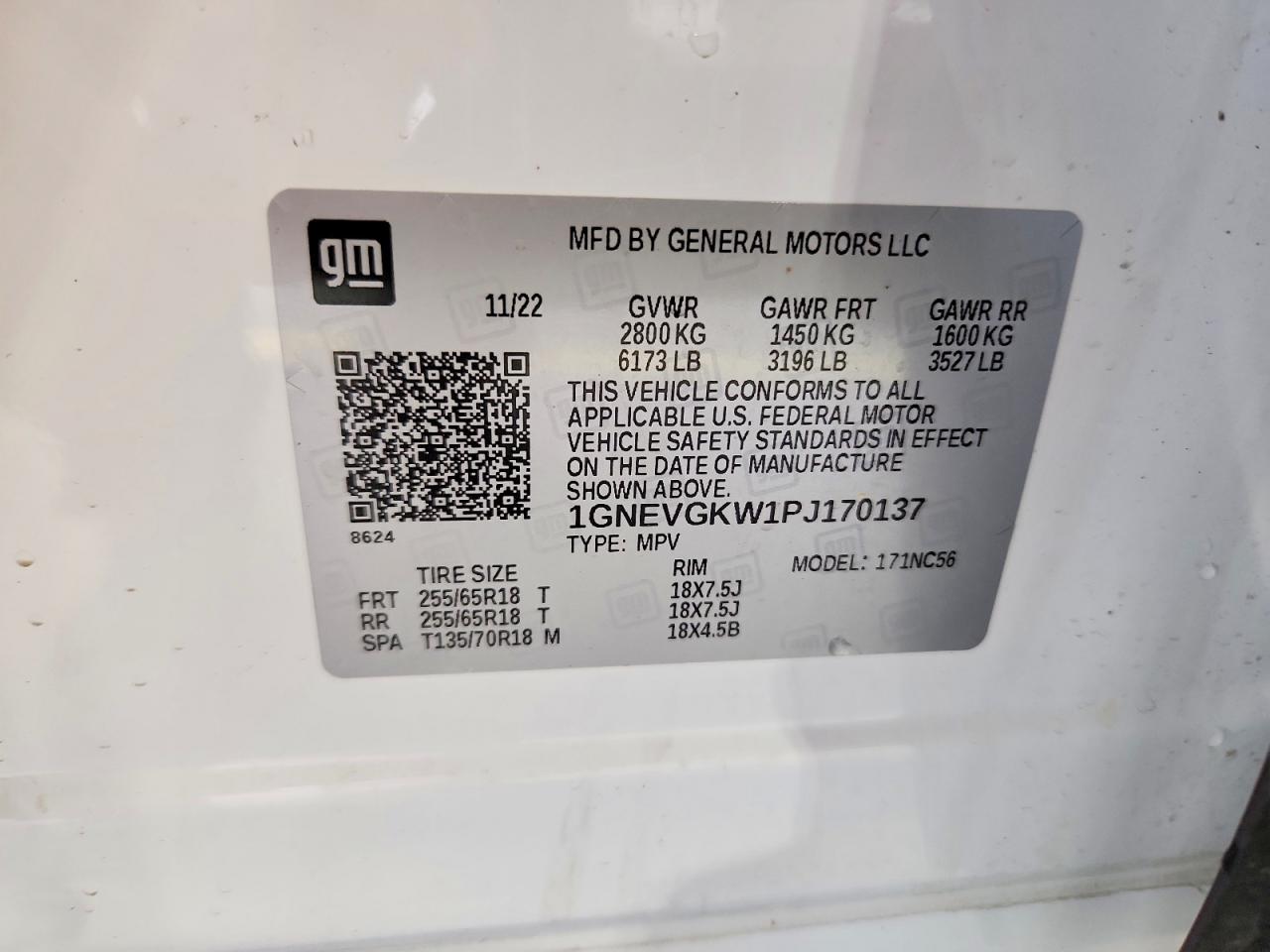 2023 CHEVROLET TRAVERSE