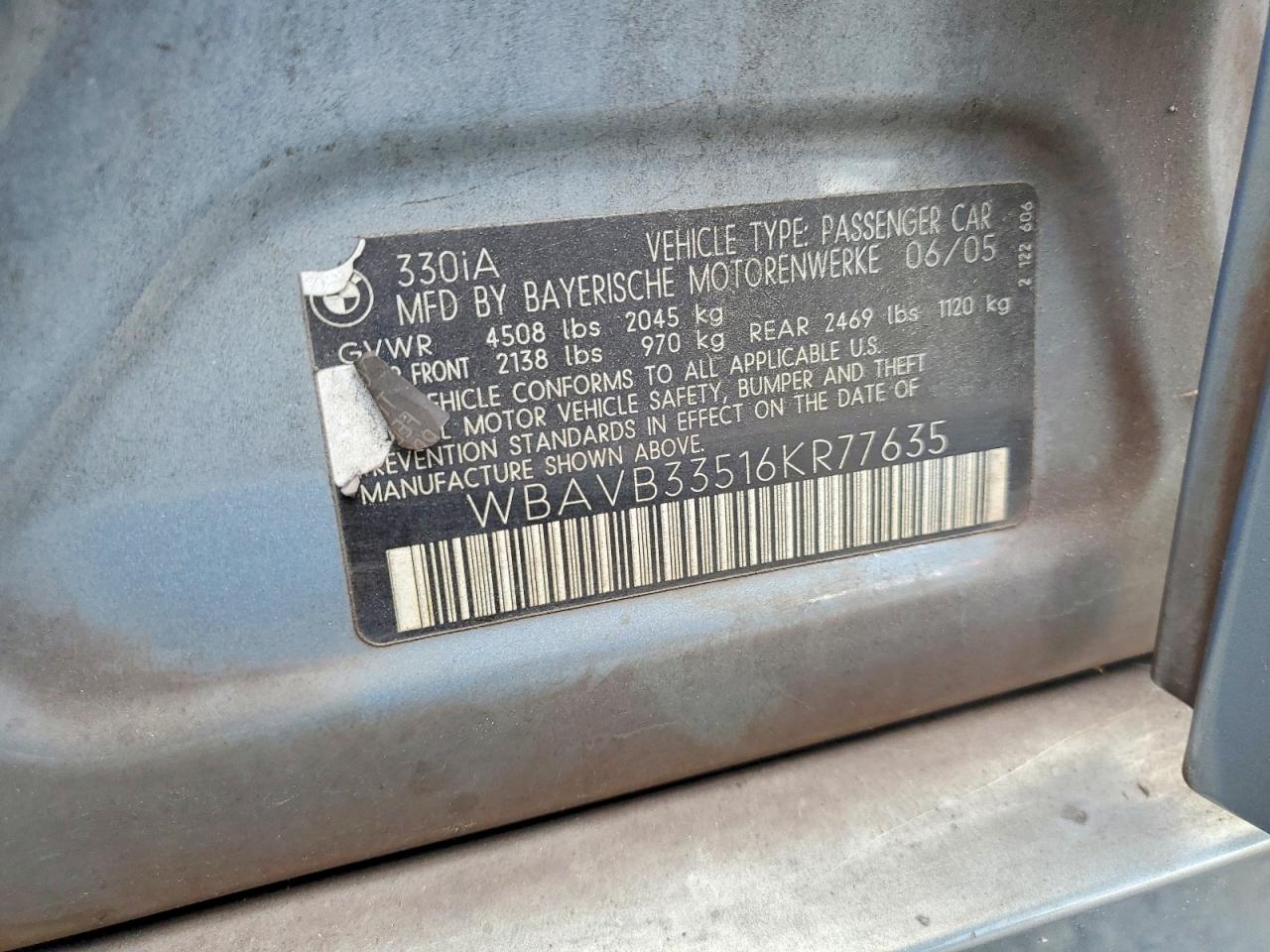 2006 BMW 3 SERIES