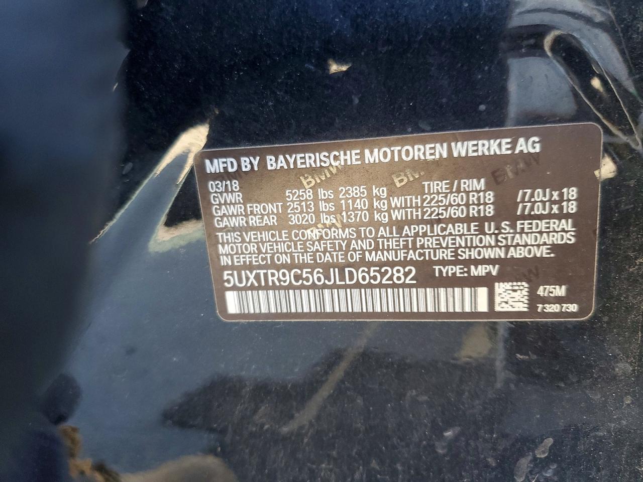 2018 BMW X3