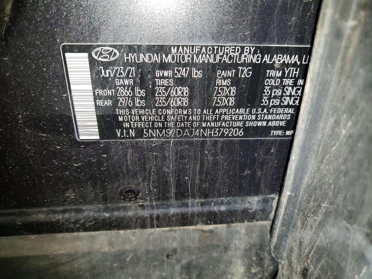 2022 HYUNDAI SANTA FE