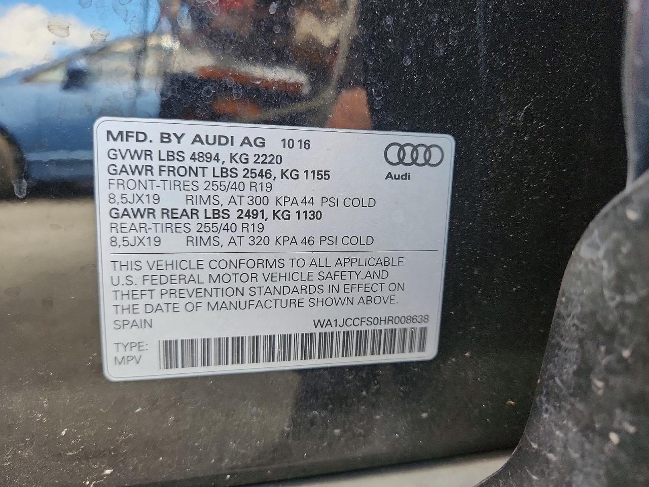 2017 AUDI Q3