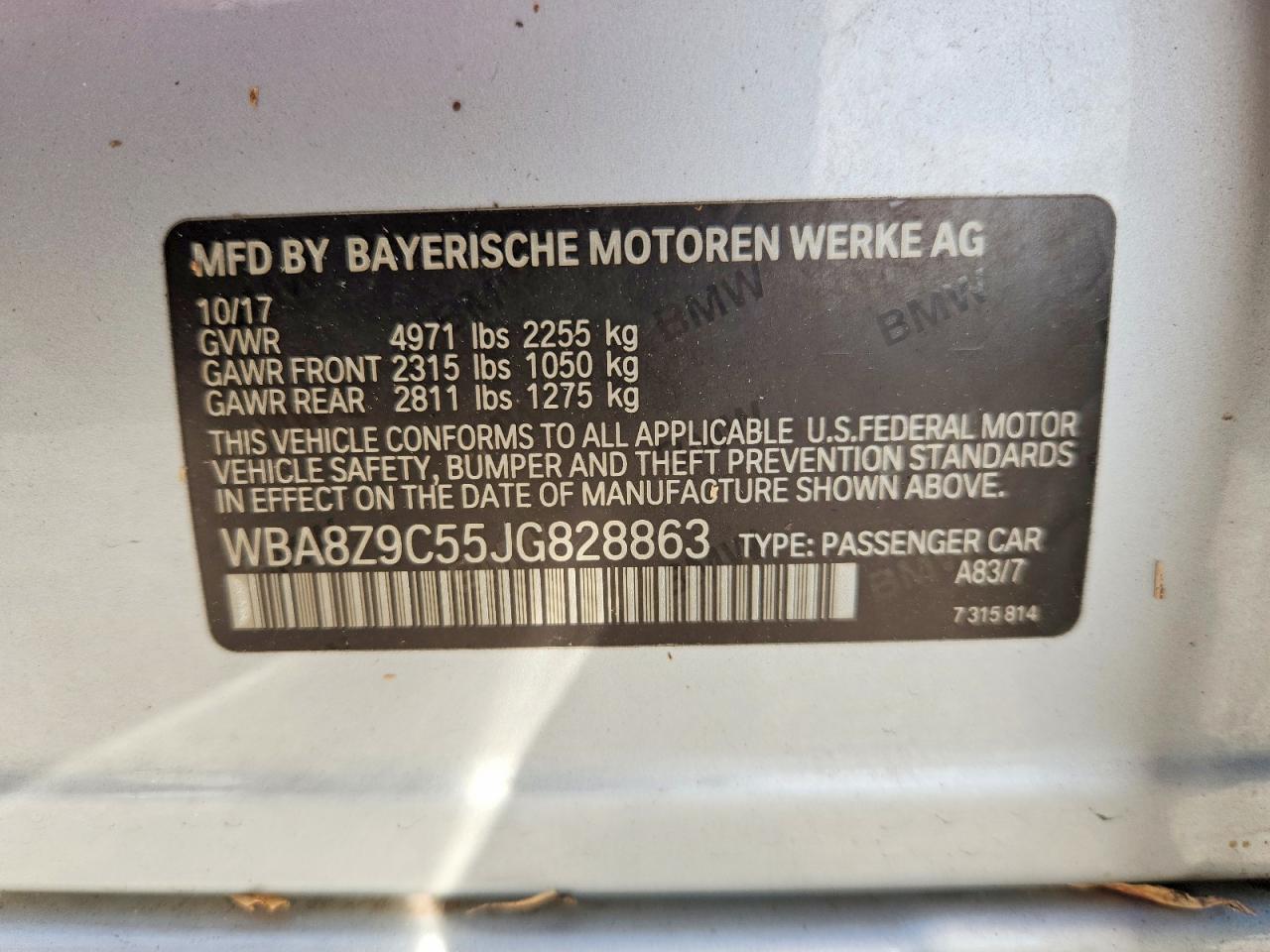 2018 BMW 3 SERIES