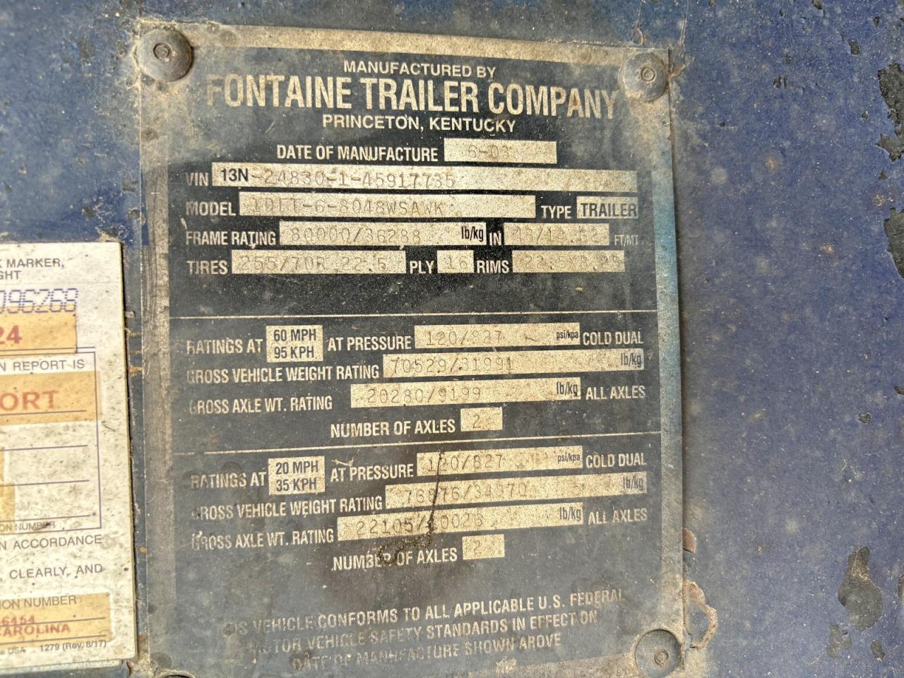 2004 FONTAINE UK