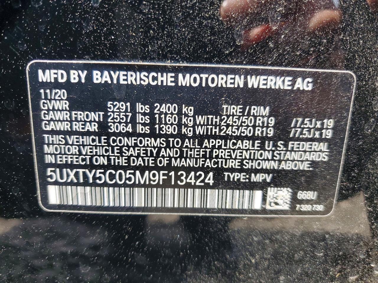 2021 BMW X3