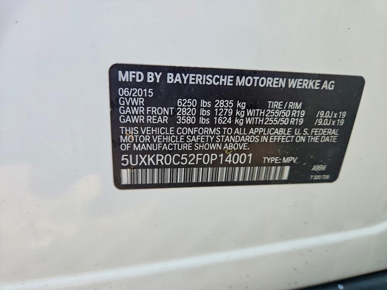 2015 BMW X5