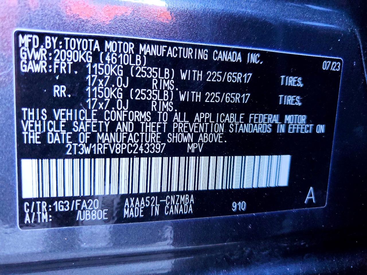2023 TOYOTA RAV4
