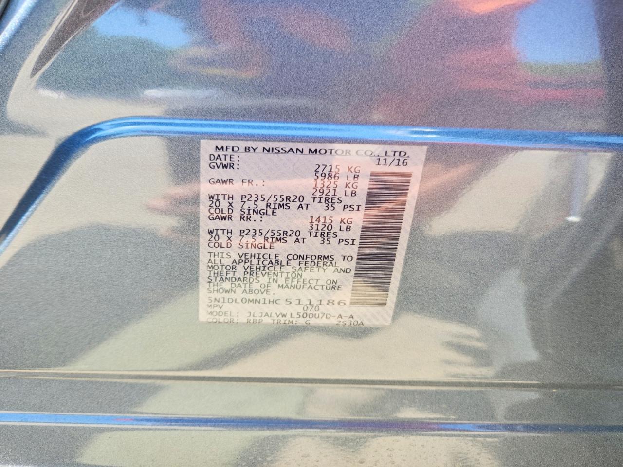 2017 INFINITI QX60