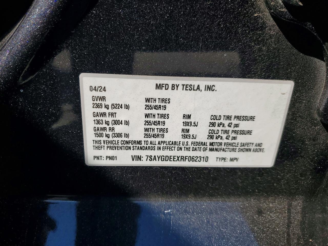 2024 TESLA MODEL Y