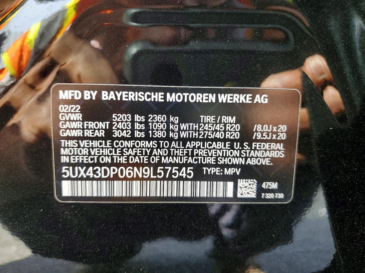 2022 BMW X3