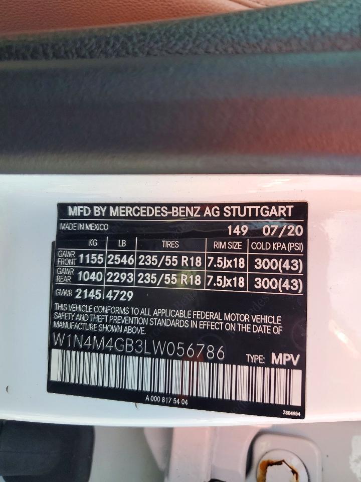 2020 MERCEDES-BENZ GLB-CLASS