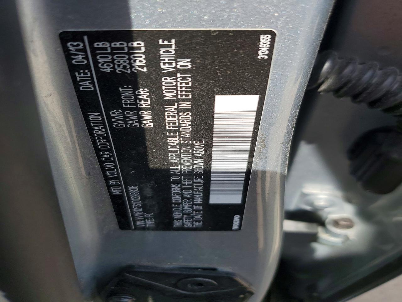 2013 VOLVO S60
