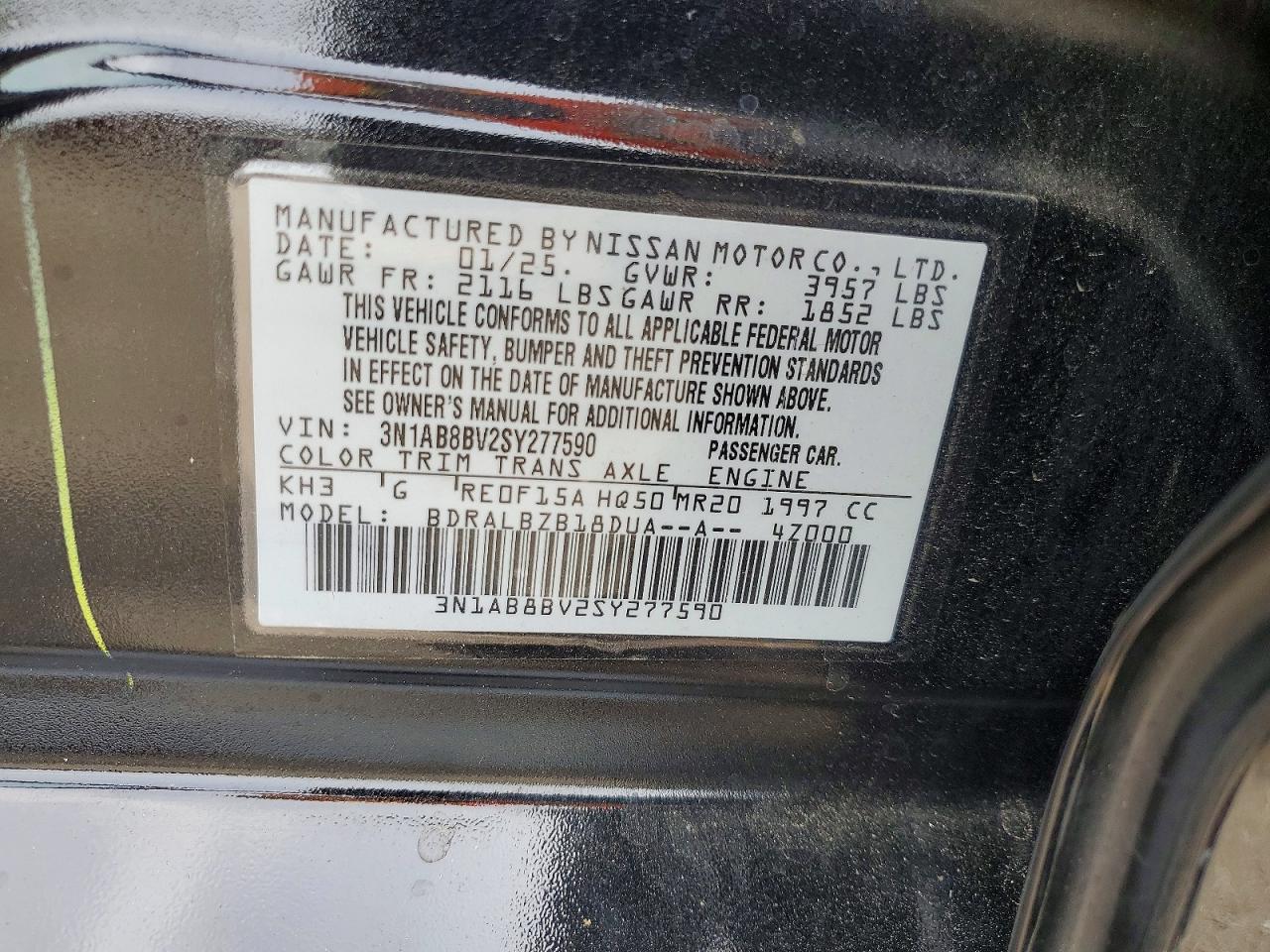 2025 NISSAN SENTRA