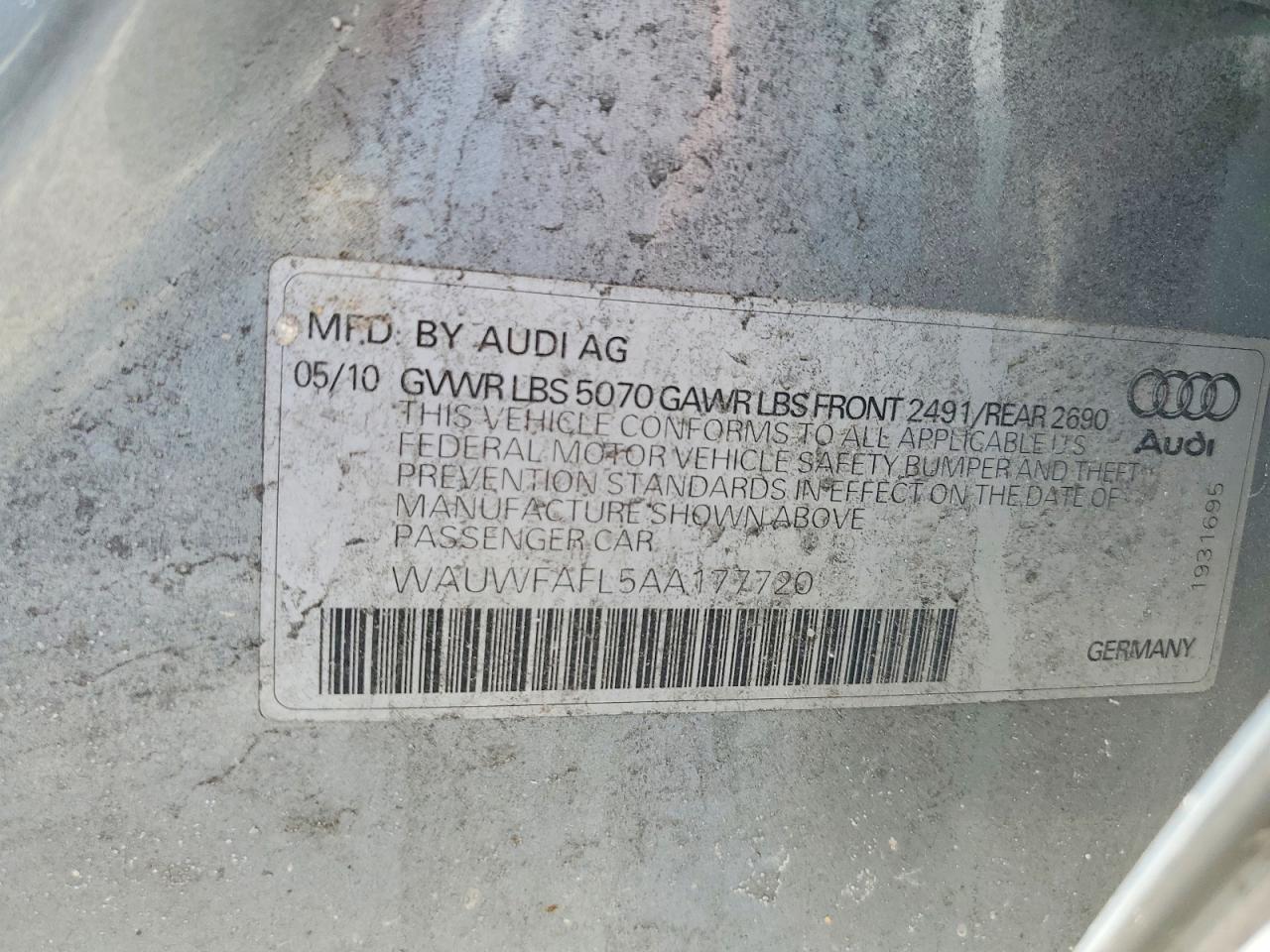 2010 AUDI A4