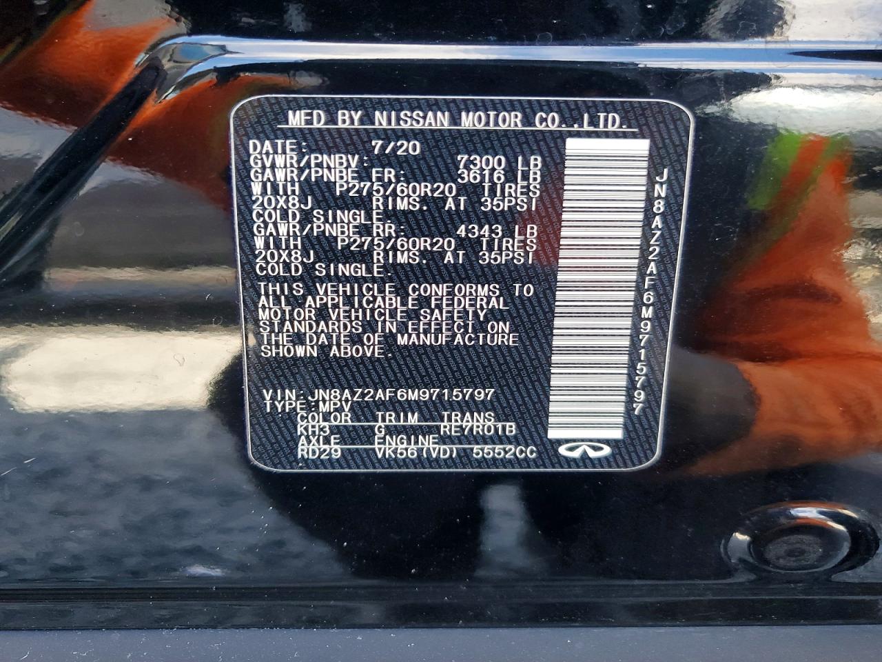 2021 INFINITI QX80