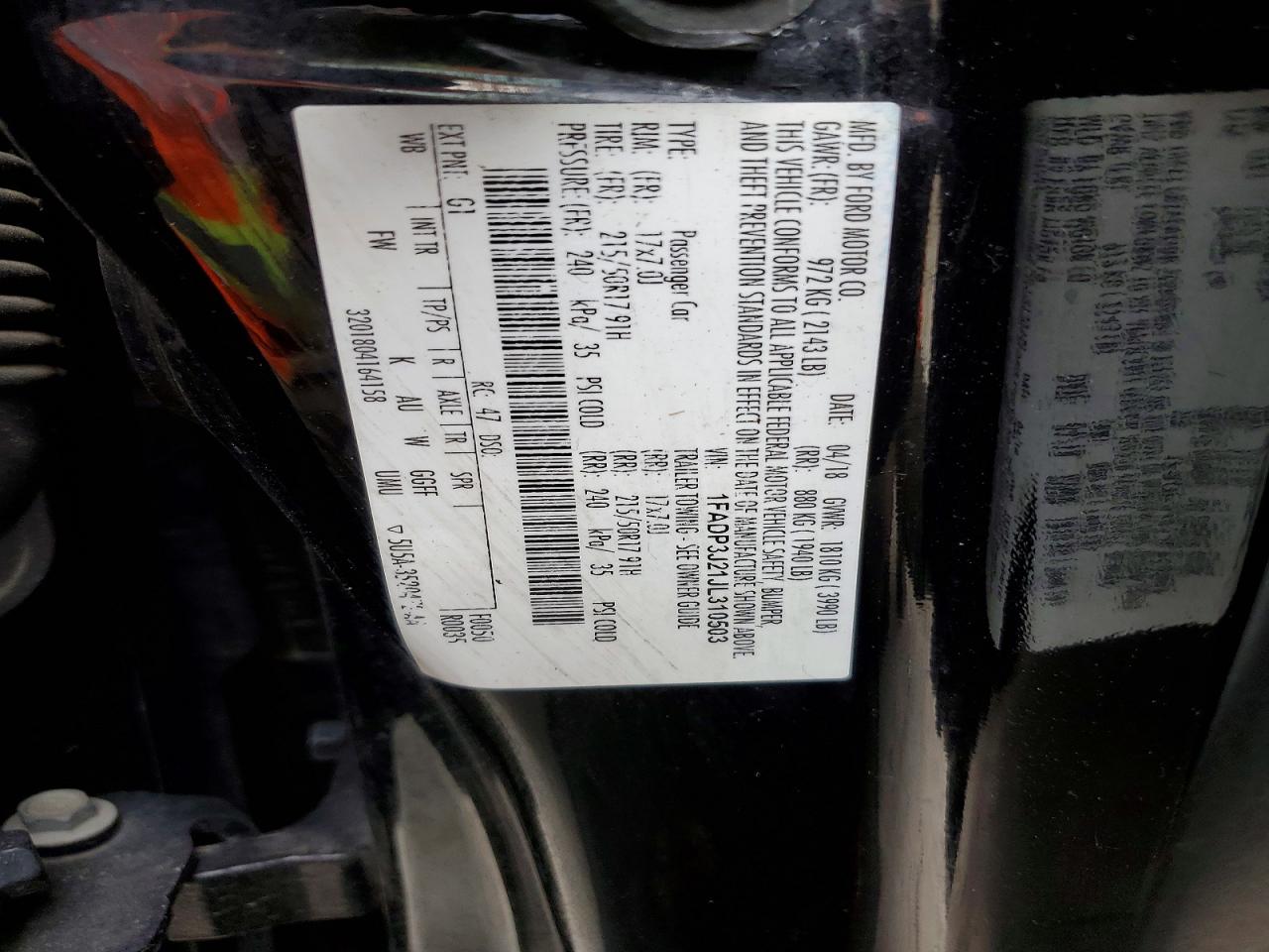 2018 FORD FOCUS