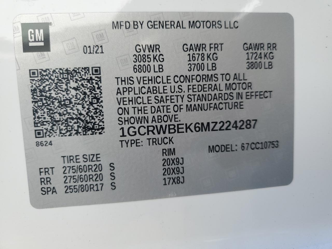 2021 CHEVROLET ALL Models