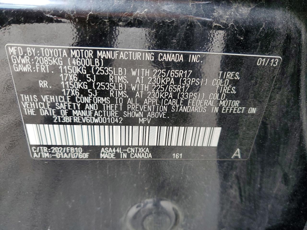 2013 TOYOTA RAV4