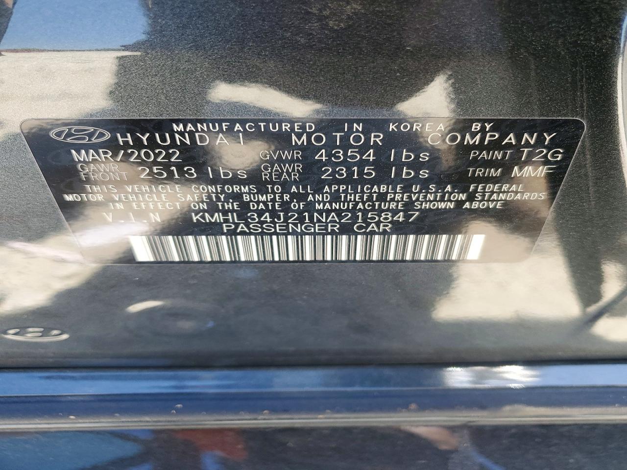 2022 HYUNDAI SONATA