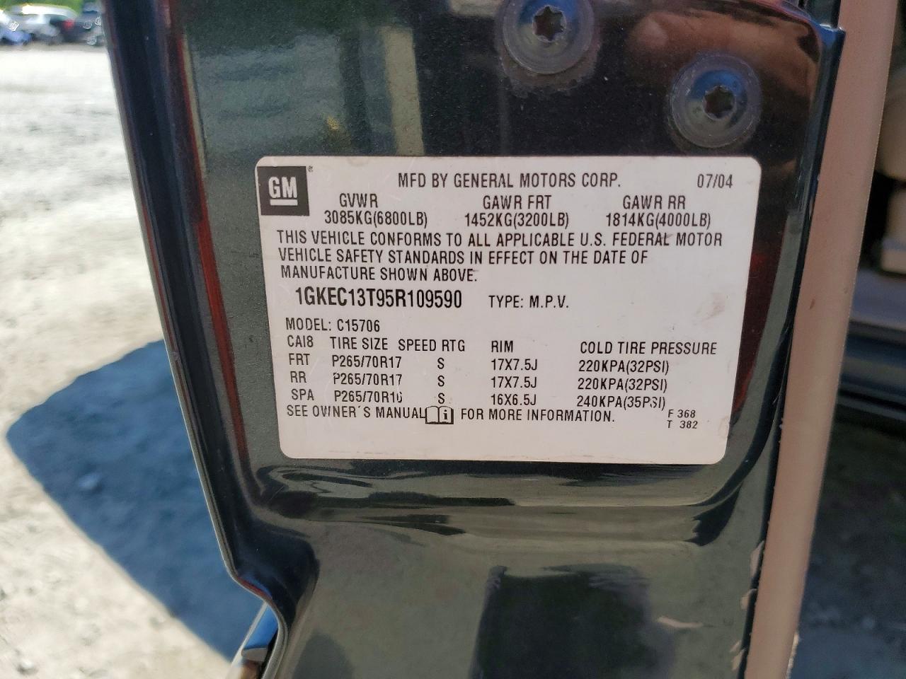 2005 GMC YUKON