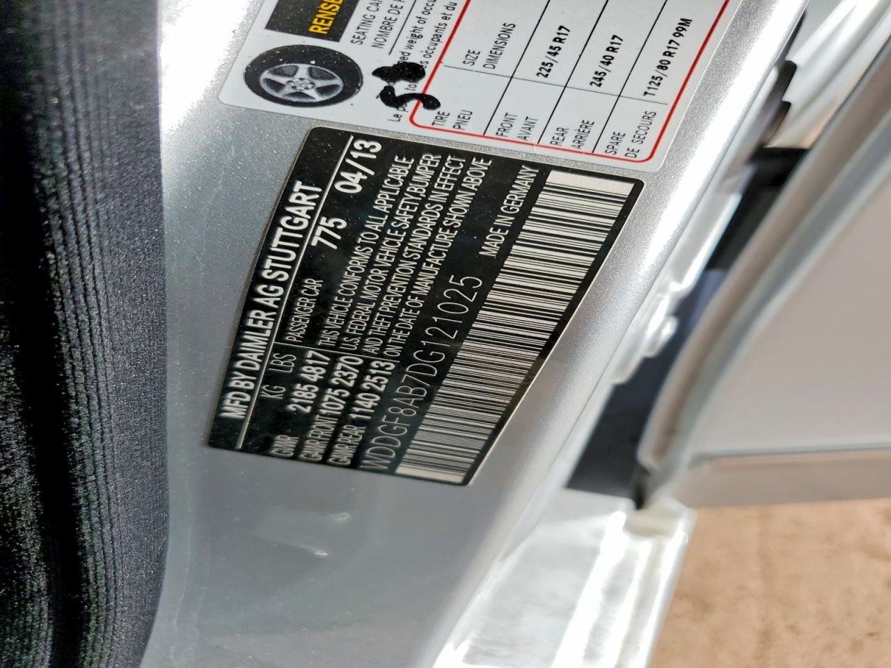 2013 MERCEDES-BENZ C-CLASS