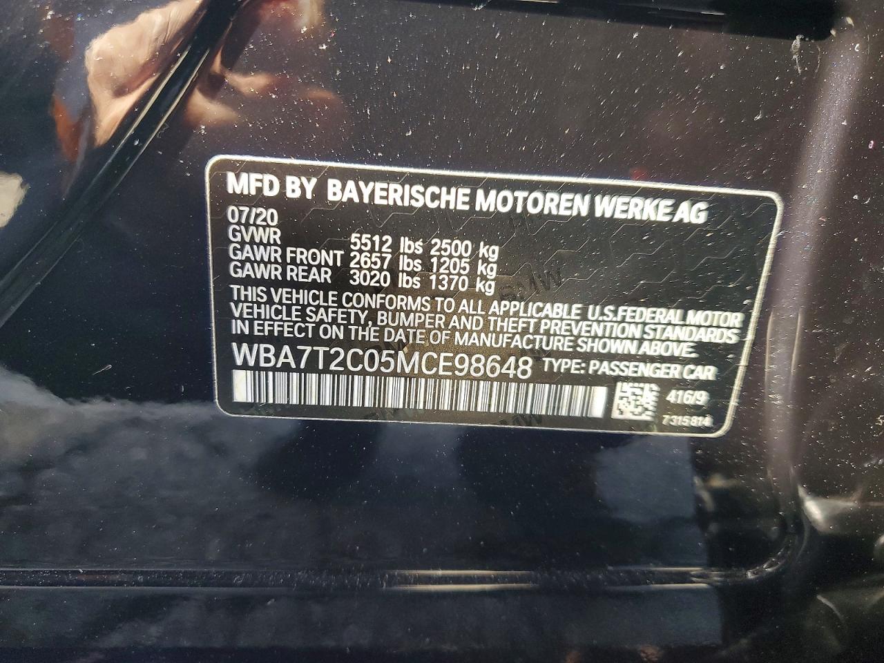 2021 BMW 7 SERIES
