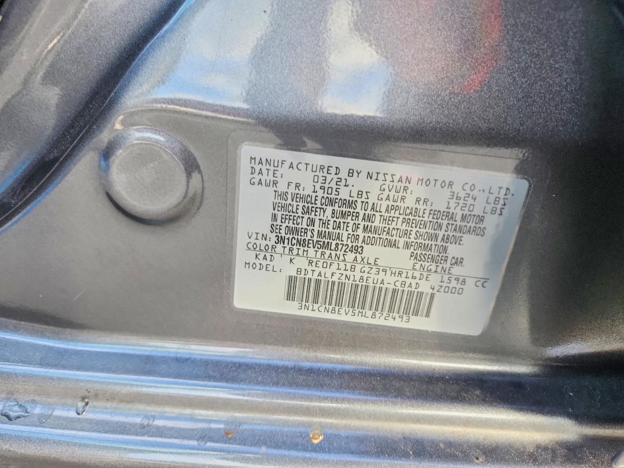 2021 NISSAN VERSA