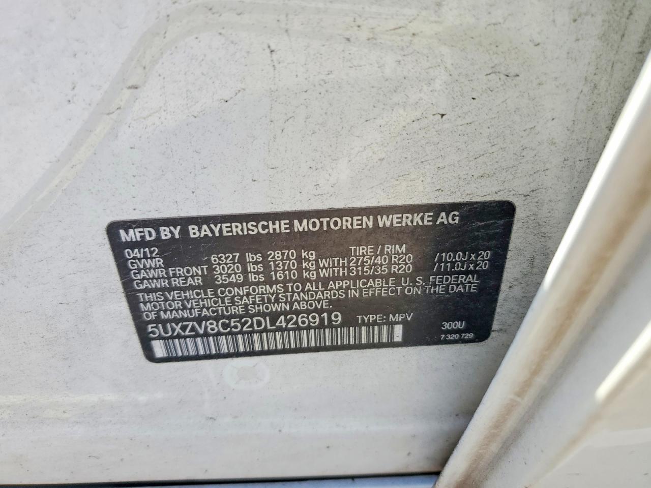 2013 BMW X5