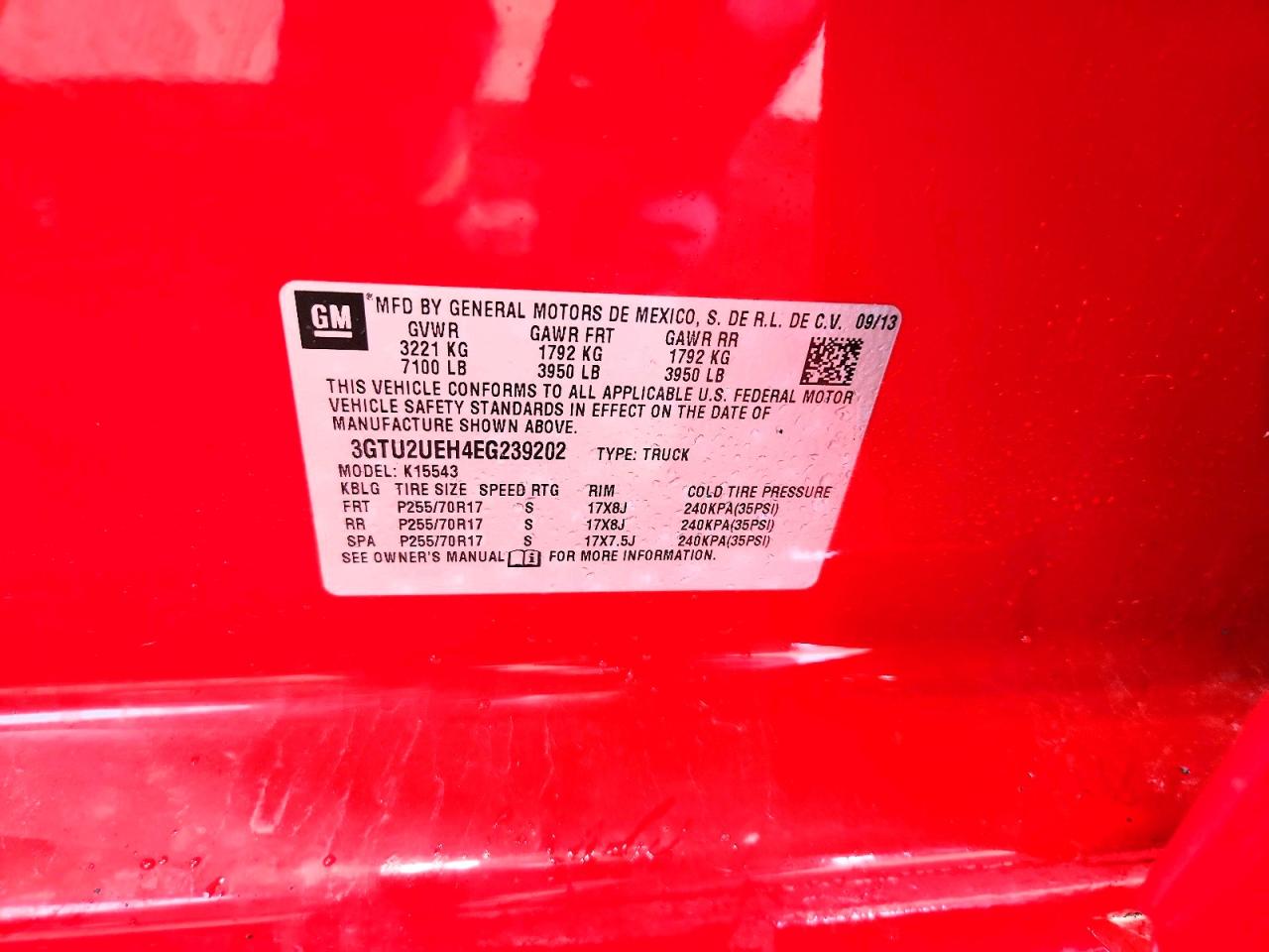 2014 GMC SIERRA