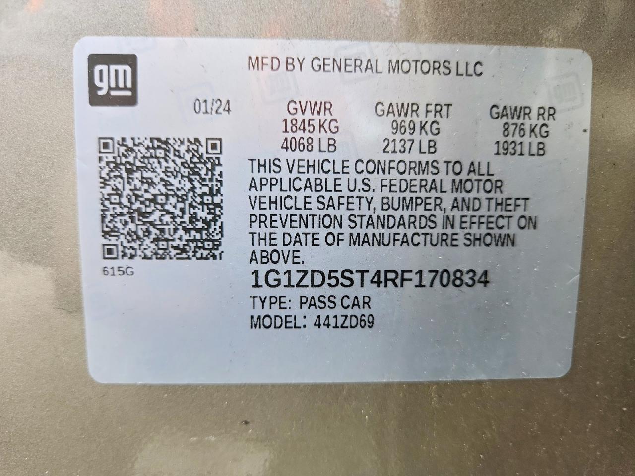 2024 CHEVROLET MALIBU