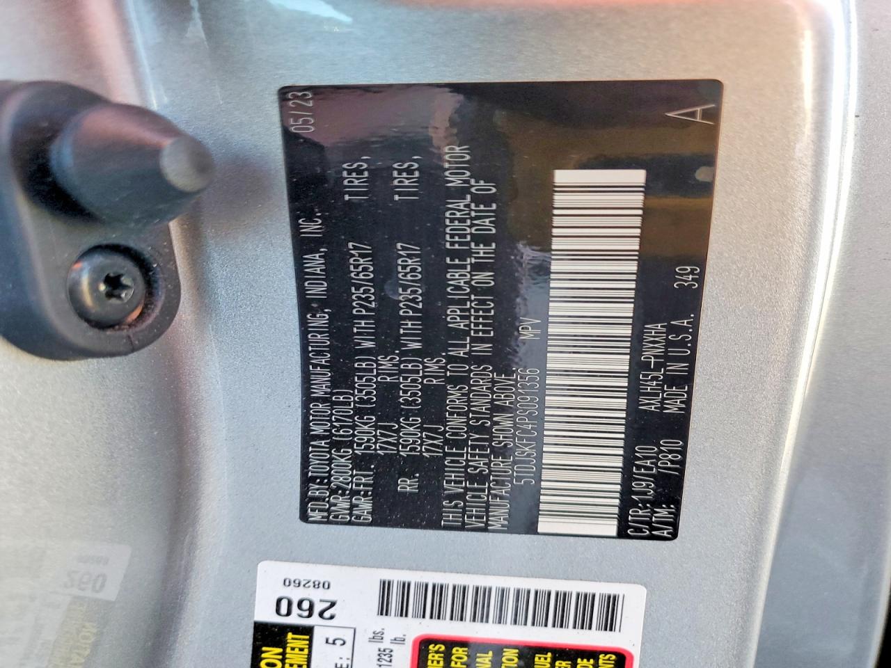 2023 TOYOTA SIENNA