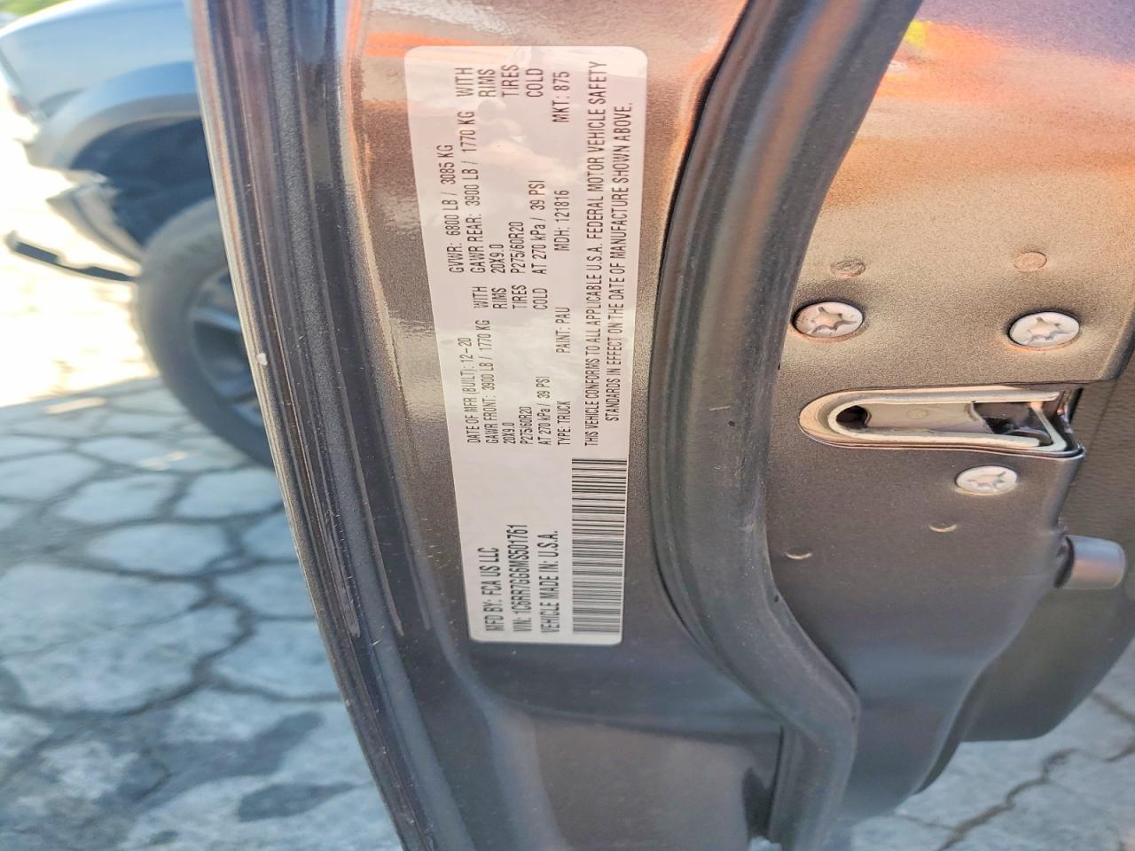 2021 RAM 1500