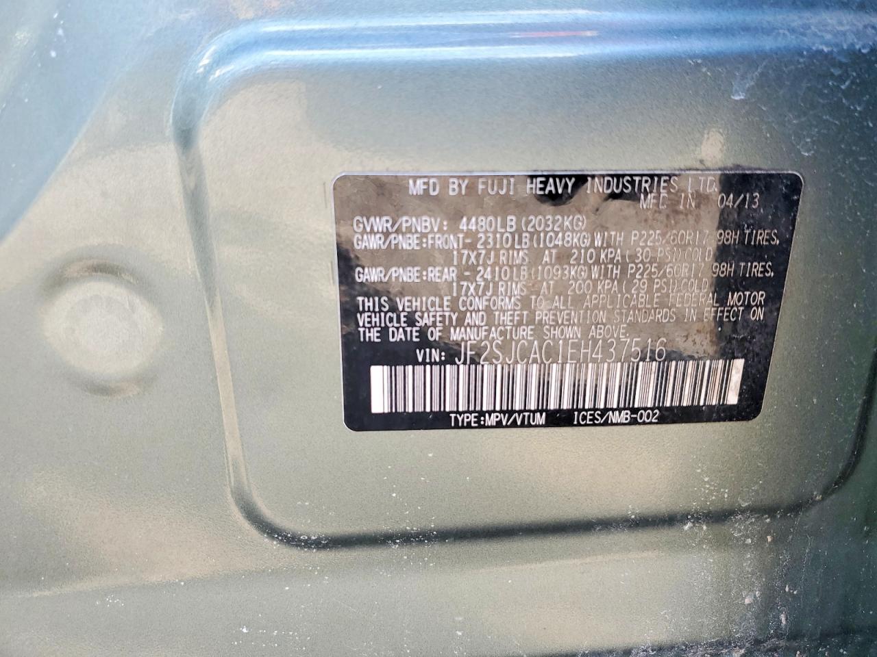 2014 SUBARU FORESTER
