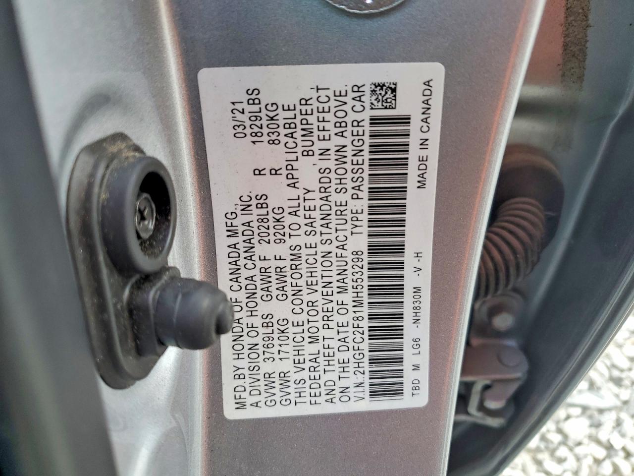 2021 HONDA CIVIC