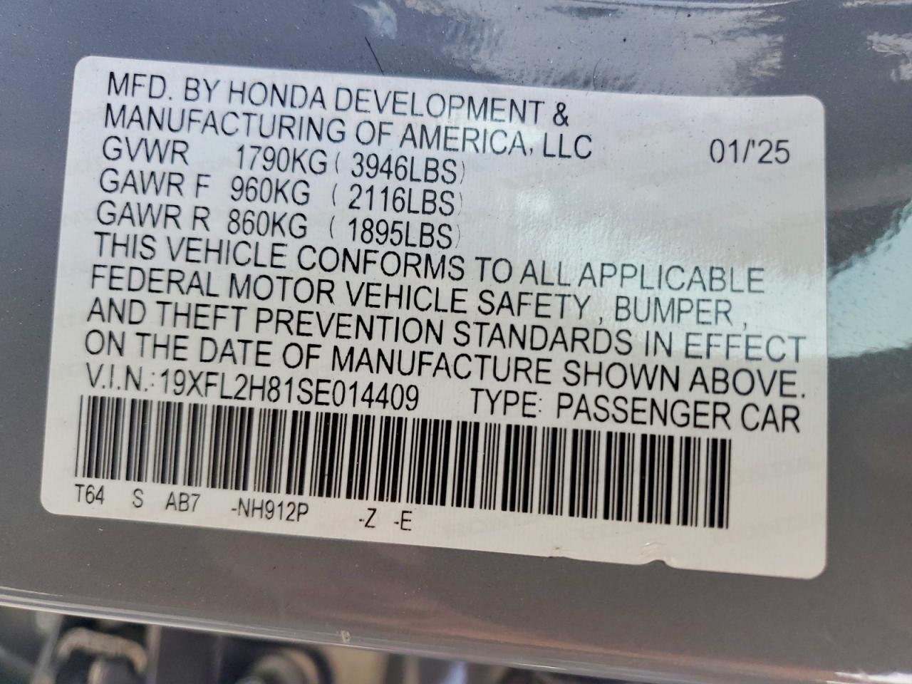 2025 HONDA CIVIC